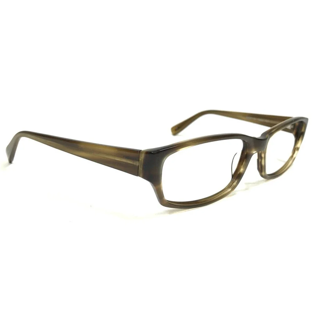 Oliver Peoples Eyeglasses Frames Boon OT Brown Rectangular Full Rim 55-17-135